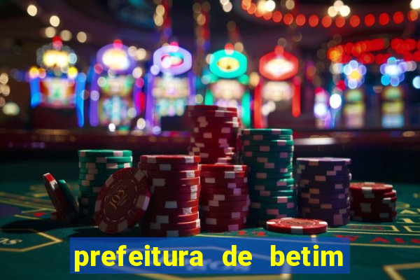 prefeitura de betim - contracheque