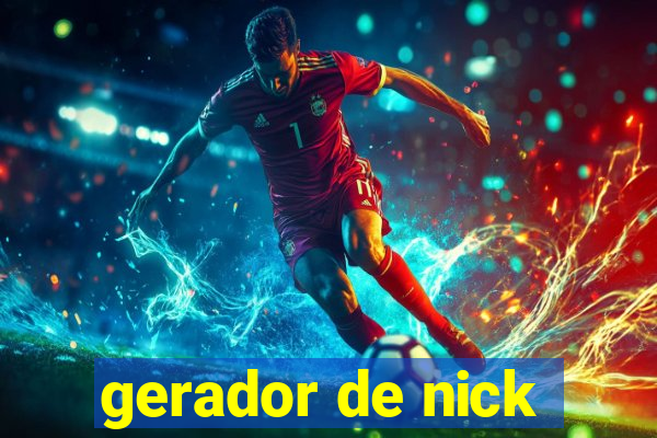 gerador de nick