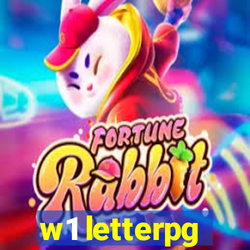 w1 letterpg
