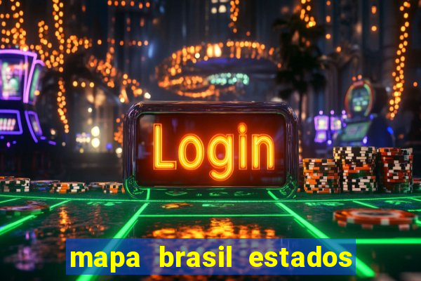 mapa brasil estados e capitais