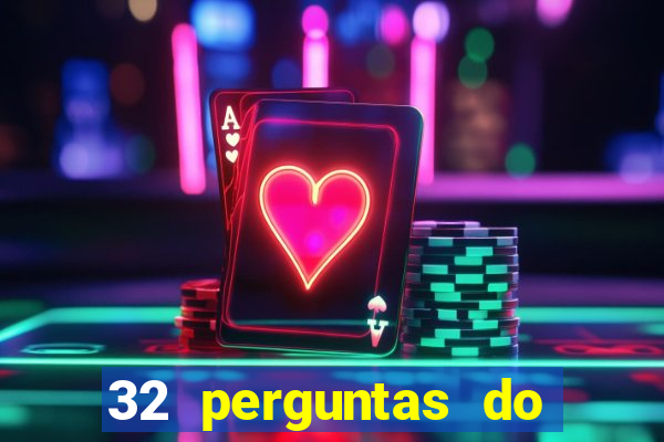 32 perguntas do livro do destino