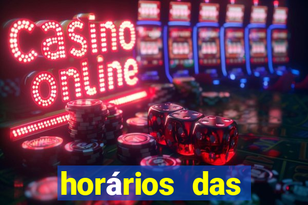 horários das plataformas de jogos