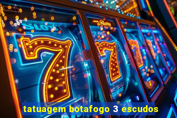 tatuagem botafogo 3 escudos