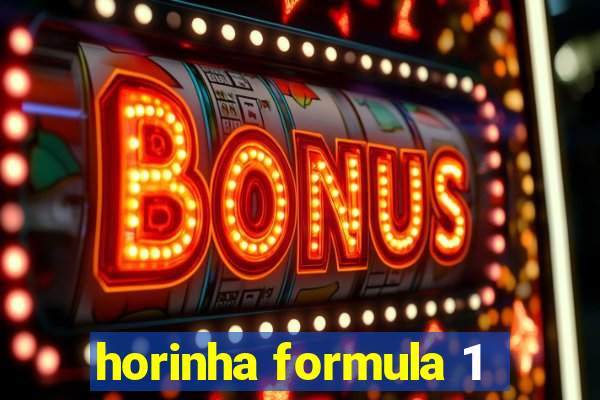 horinha formula 1