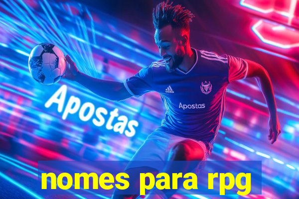 nomes para rpg