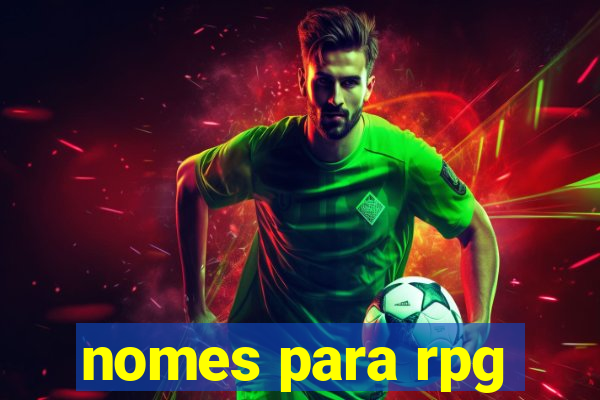 nomes para rpg