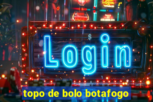 topo de bolo botafogo