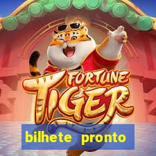 bilhete pronto futebol hoje